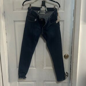 One Teaspoon Dark Blue Denim  Skinny Jeans, Size 26